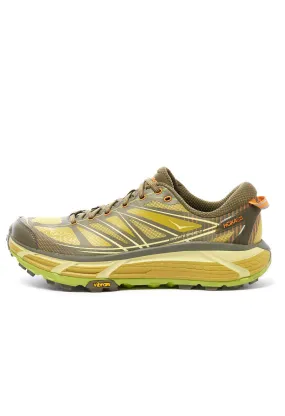 Hoka Unisex Mafate Speed 2 Trainers - Dark Olive / Golden Lichen