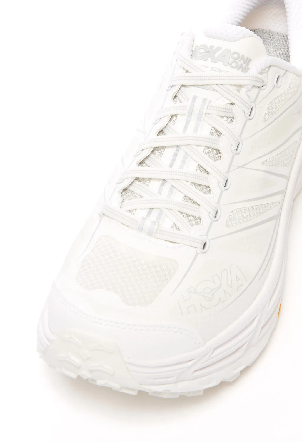 Hoka Unisex Mafate Speed 2 Trainers - White / Lunar Rock