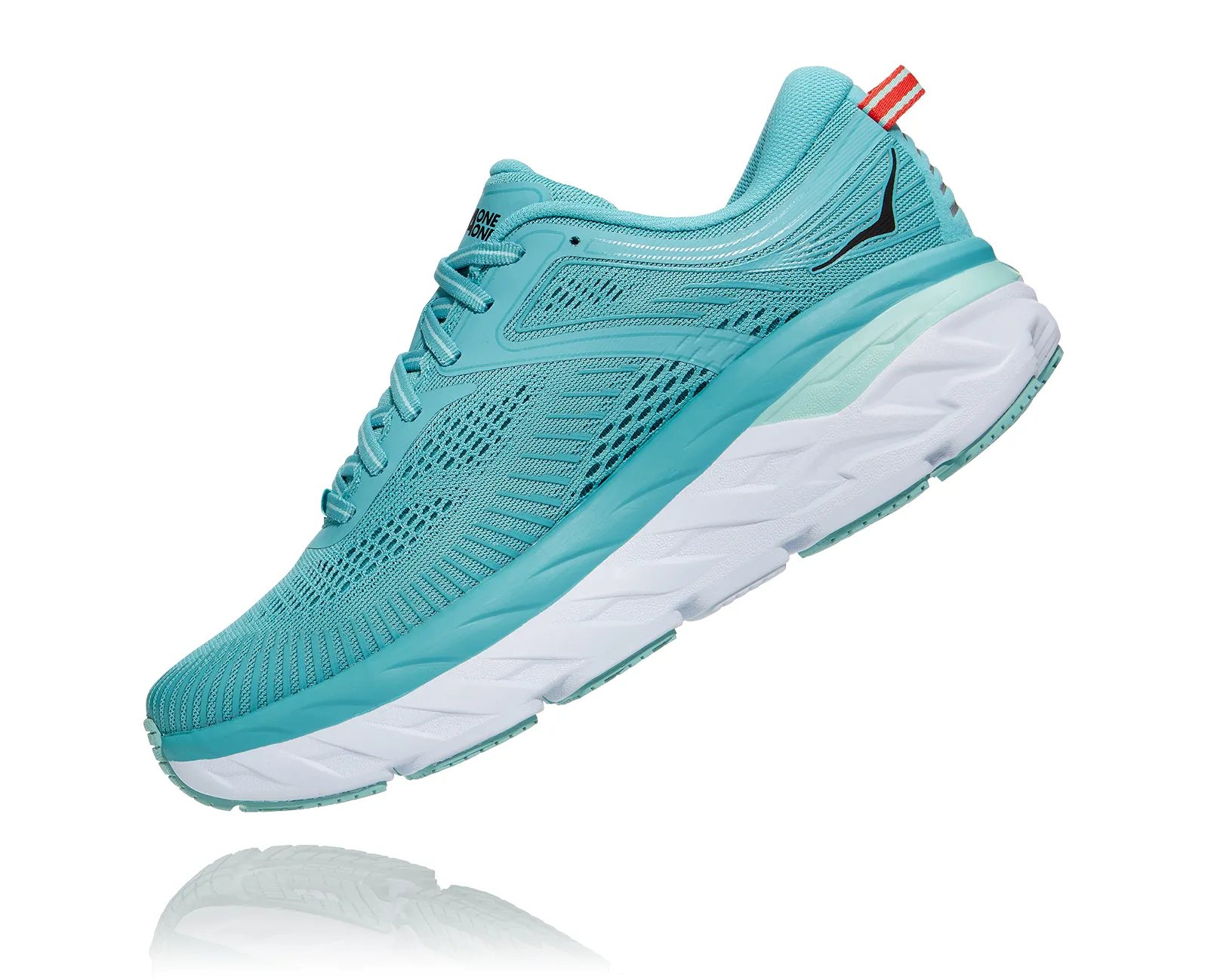 Hoka Womens Bondi 7-Aquarelle/ Eggshell Blue