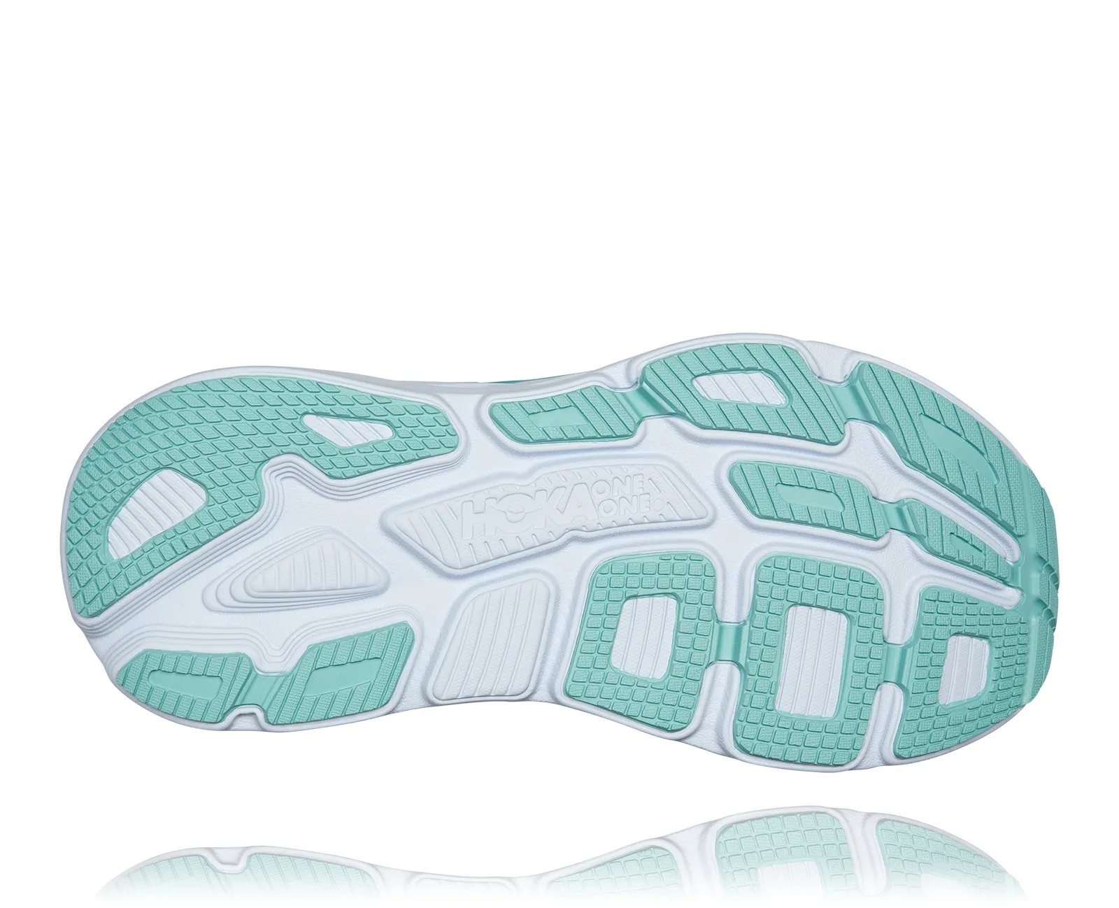 Hoka Womens Bondi 7-Aquarelle/ Eggshell Blue