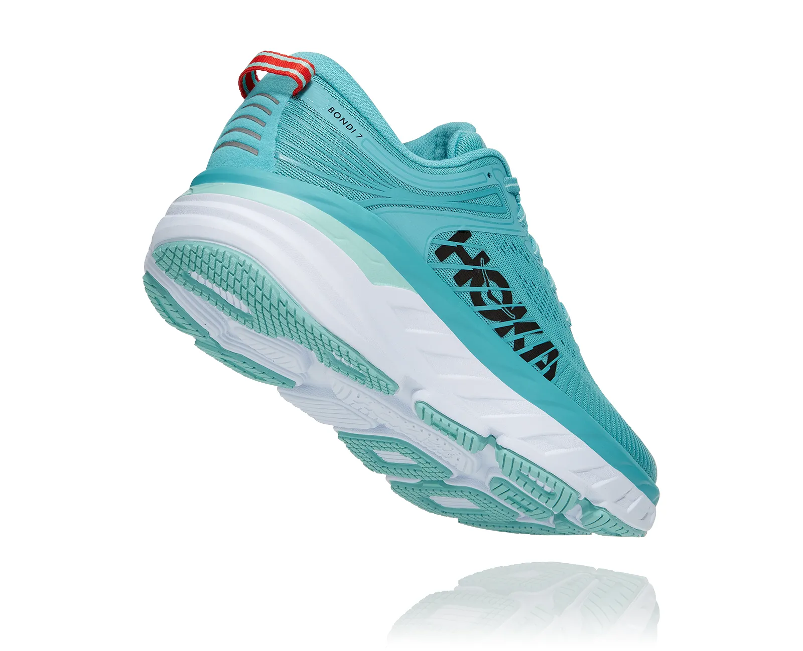 Hoka Womens Bondi 7-Aquarelle/ Eggshell Blue