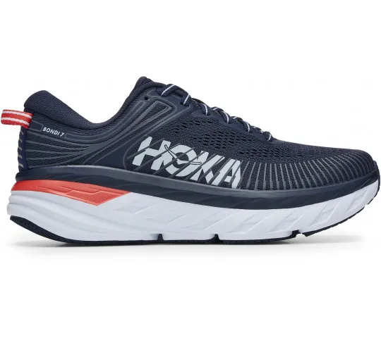 Hoka Womens Bondi 7- Black Iris/ Ballad Blue