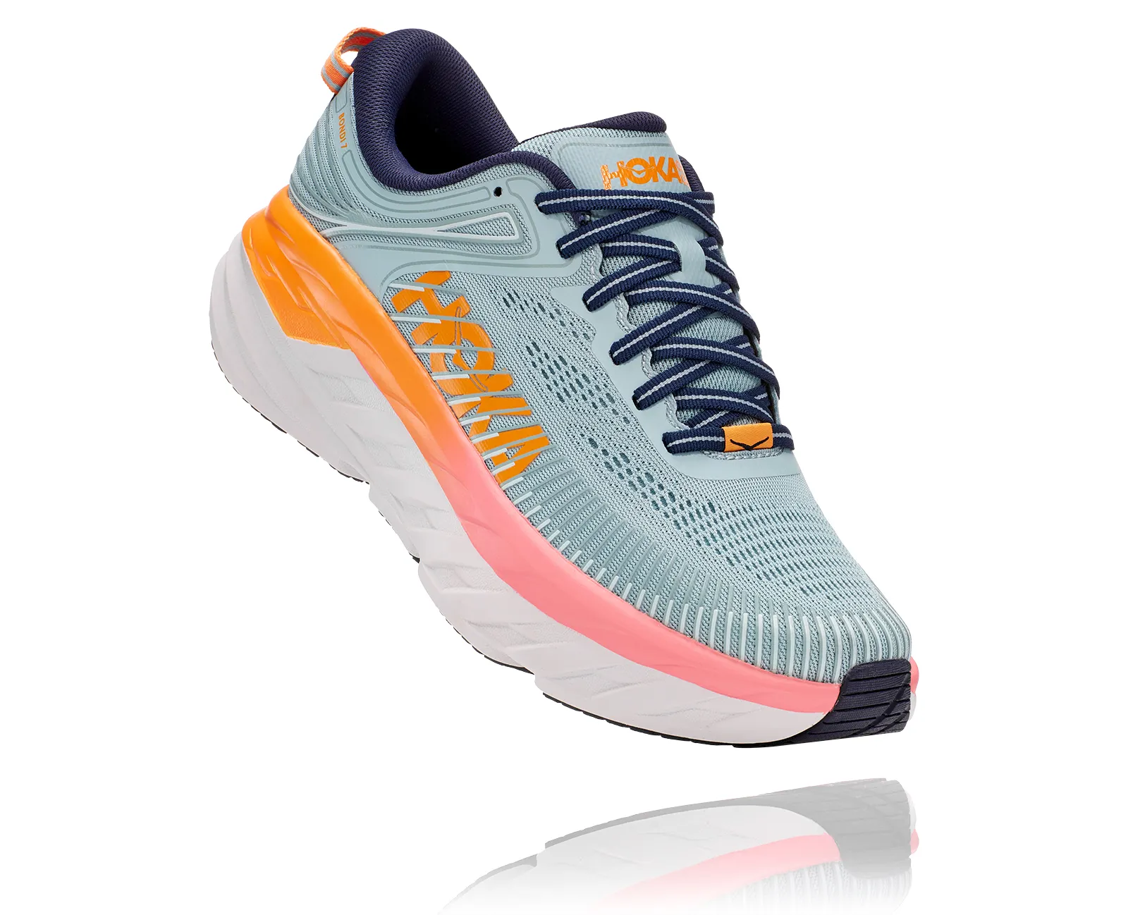 Hoka Womens Bondi 7- Blue Haze/Black Iris