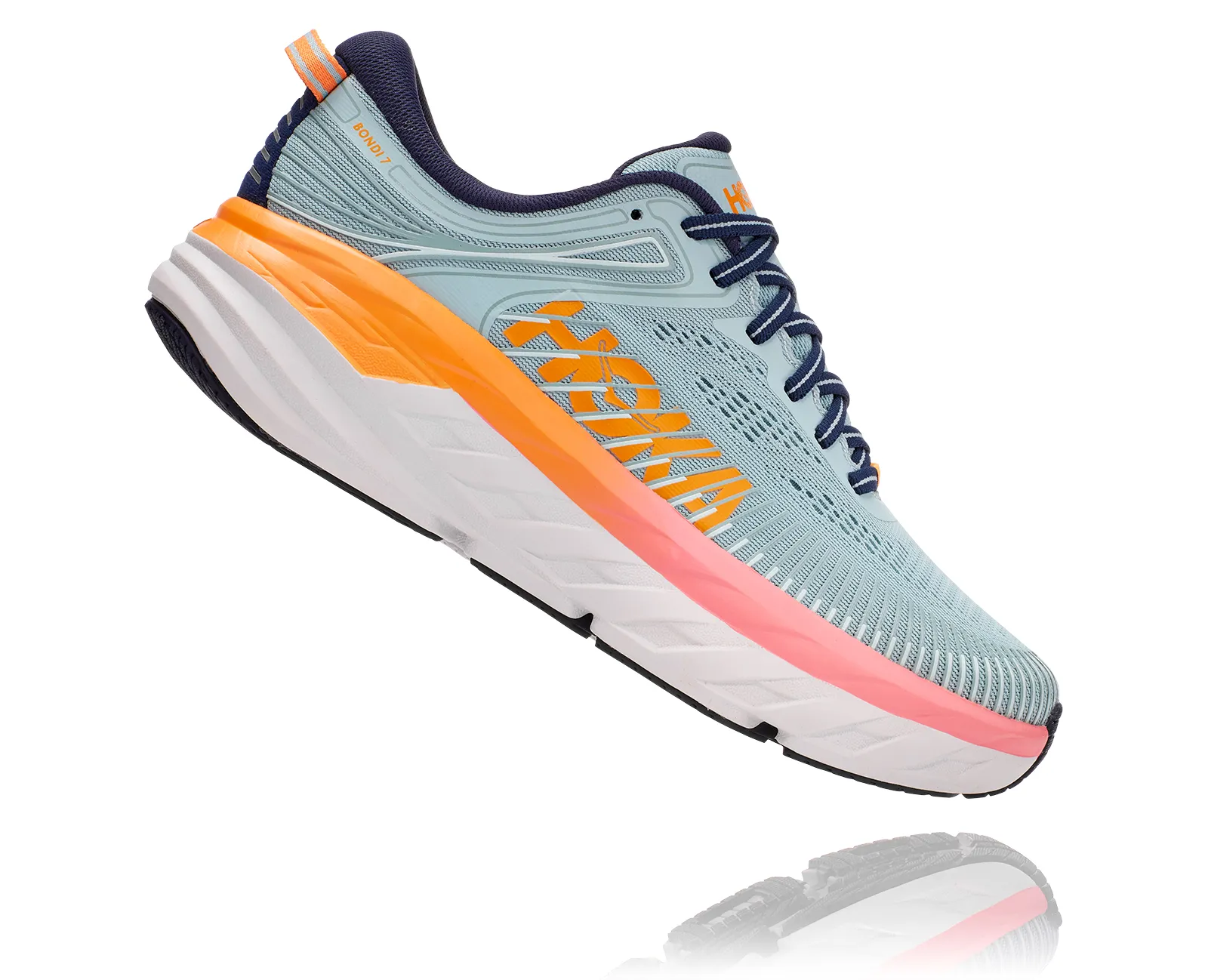 Hoka Womens Bondi 7- Blue Haze/Black Iris