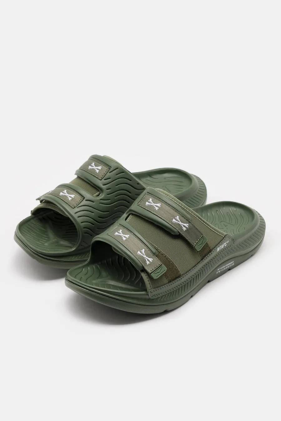 HOKA WTAPS Ora Luxe Sandal in Four Leaf Clover/White