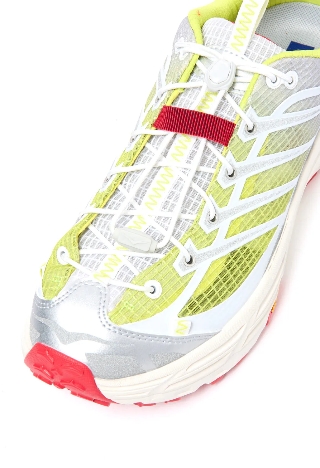 Hoka x Nicole McLaughlin Mafate Three2 - White / Neon Yellow