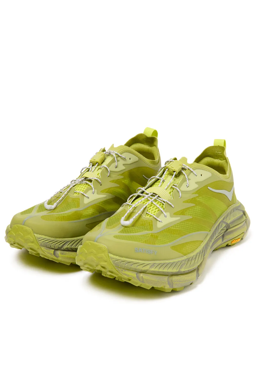 Hoka x Satisfy Mafate Speed 4 Lite - Sulfur