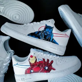 Iron Man Black Panther Nike Air Force 1