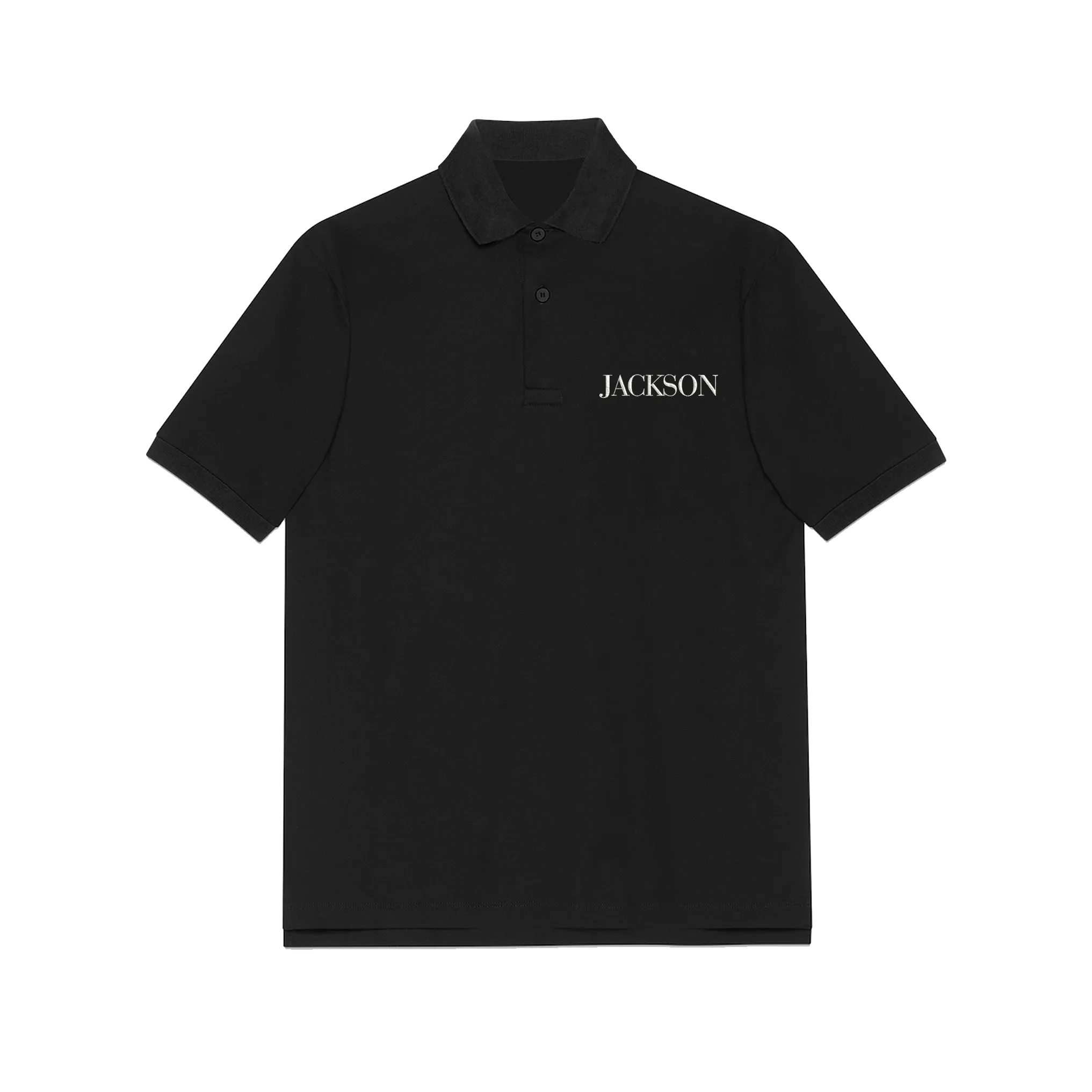 Jackson Logo Print Stretch Cotton Polo