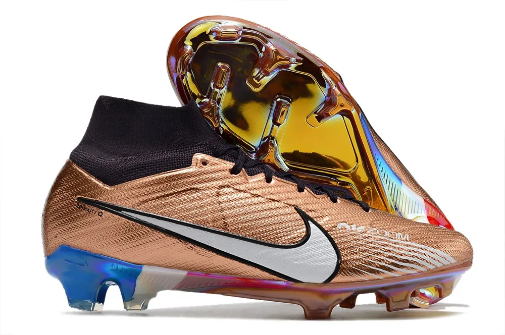 Kids Nike Air Zoom Mercurial Superfly 9 Elite FG KM Generation - Metallic Copper/Metallic Gold