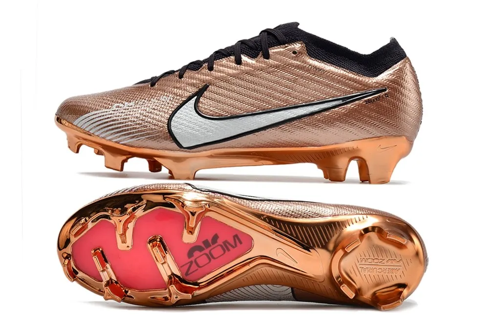 Kids Nike Air Zoom Mercurial Vapor 15 Elite FG Generation Pack - Metallic Copper/Metallic Gold