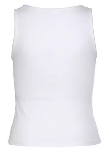 LASCANA Rib Tank Top | Grattan