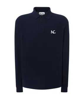 LONG SLEEVE POLO CLASSIC FIT - NAVY