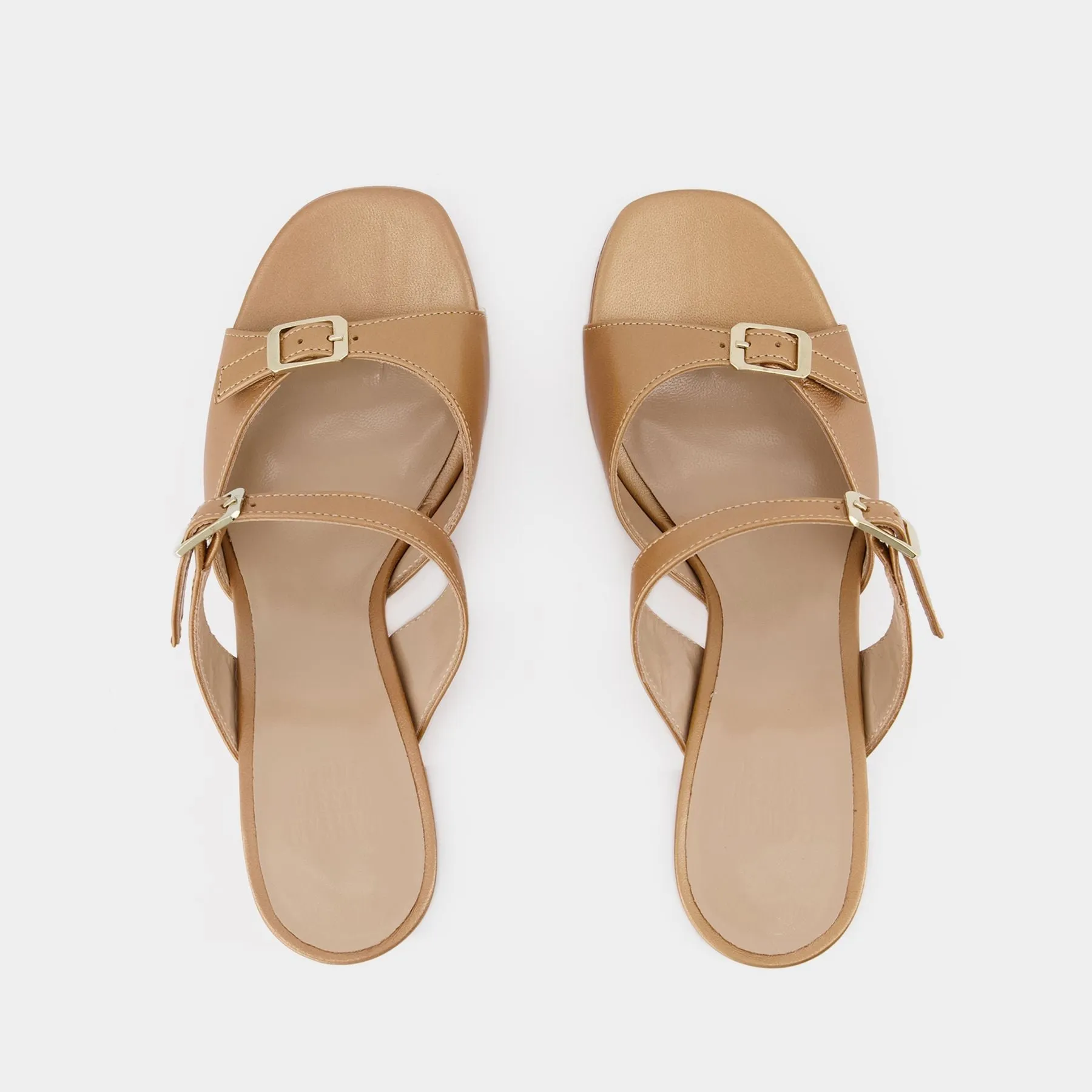 Maryam Nassir Zadeh  Una Sandals - Maryam Nassir Zadeh - Bronze - Leather