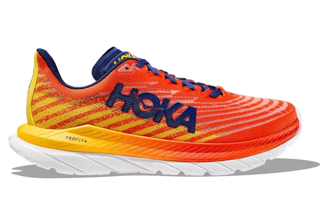 MEN'S HOKA MACH 5 | FLAME / DANDELION