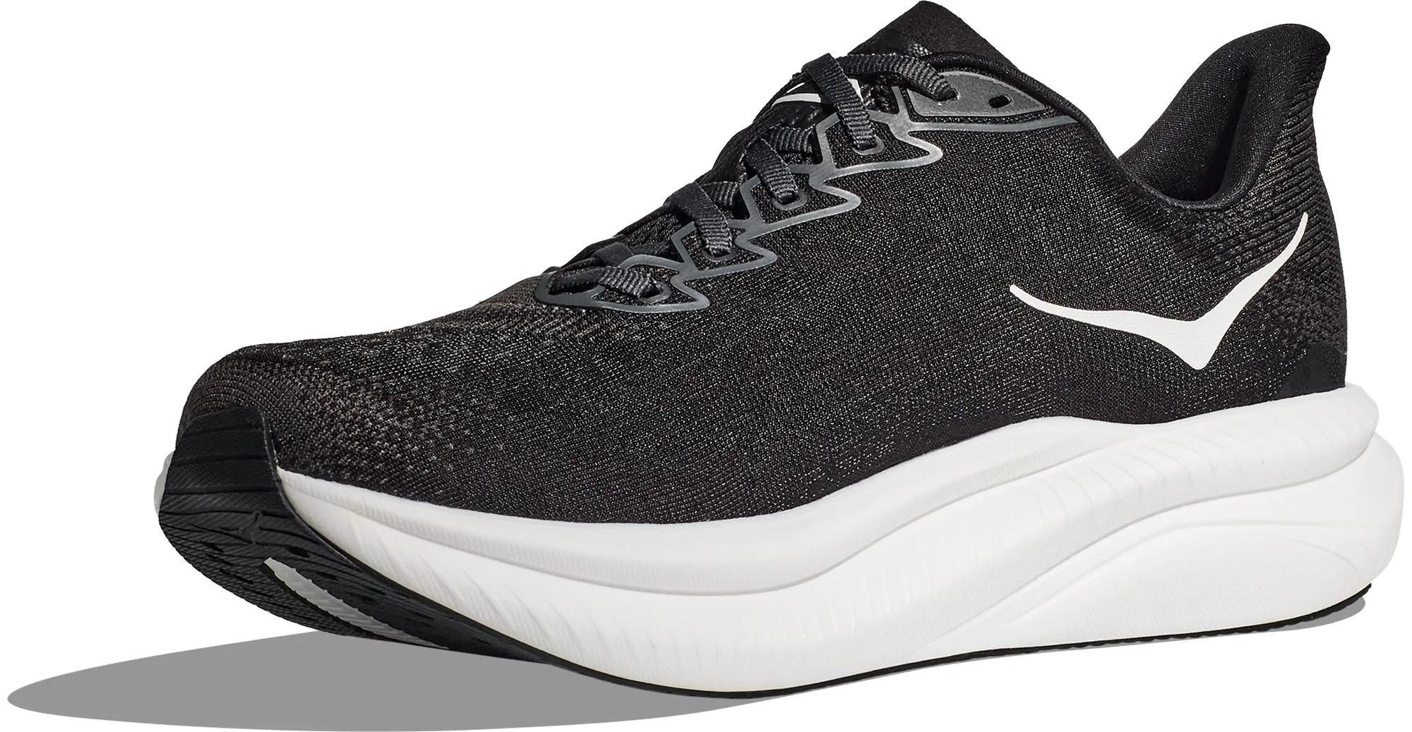 MEN'S HOKA MACH 6 | BLACK / WHITE