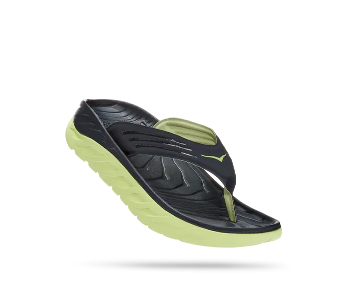 MEN'S HOKA ORA RECOVERY FLIP | BLUE GRAPHITE / BUTTERFLY