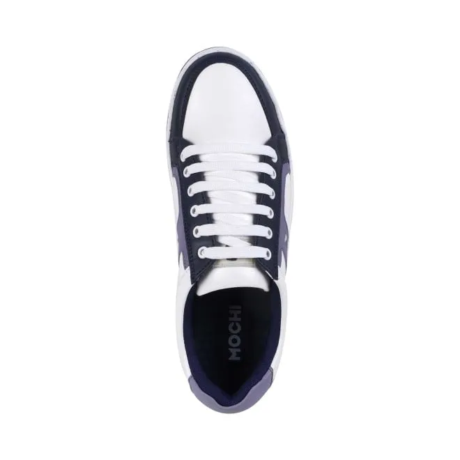 Mochi Men White Blue Casual Sneakers