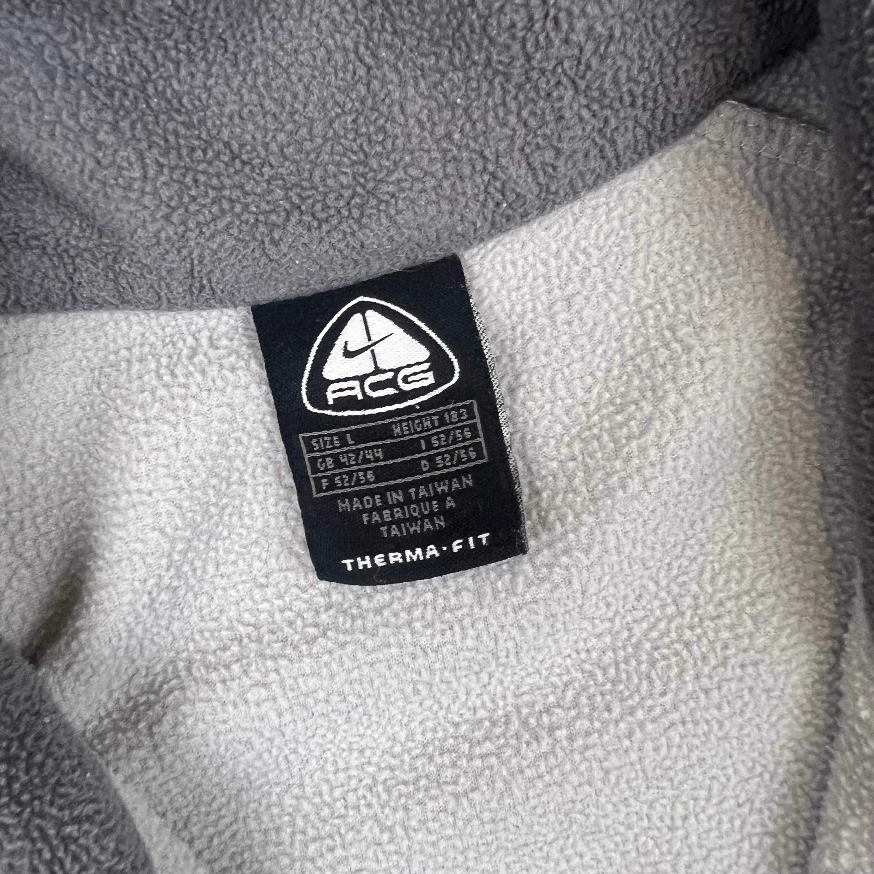 Nike ACG Full-Zip Fleece Vest Grey