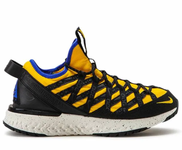 Nike acg react terra gobe amarillo sneakers bv6344-700 us 9