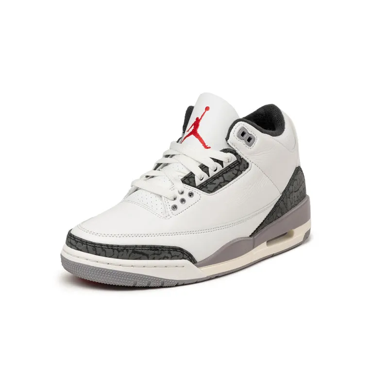 Nike Air Jordan 3 Retro *Cement Grey* Summit White / Fire Red / Cement Grey / Black