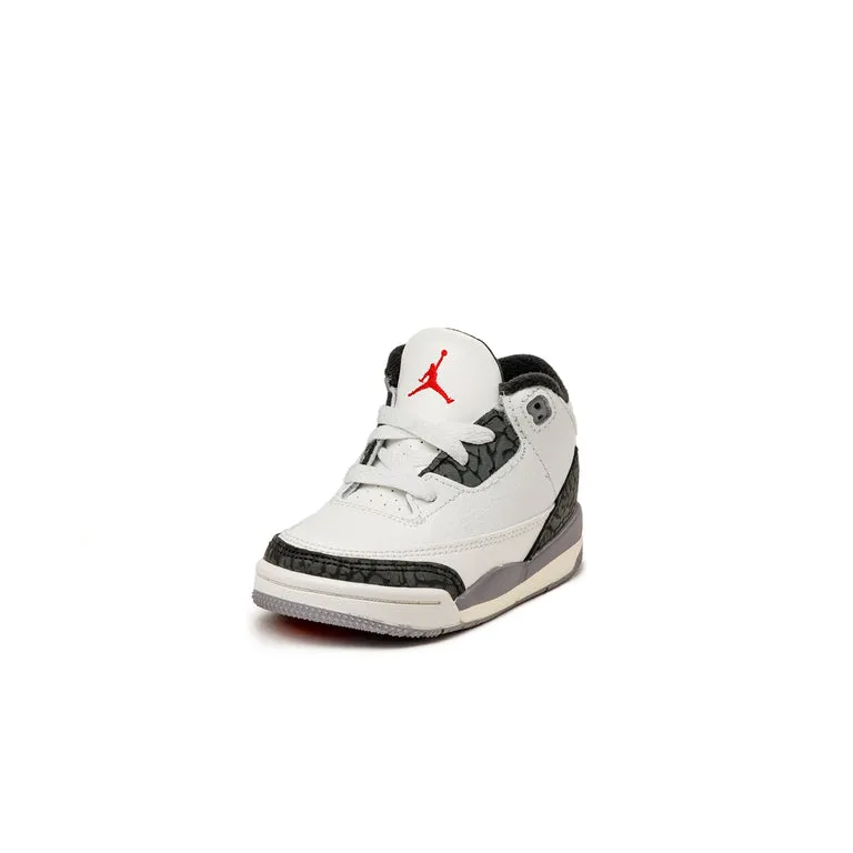 Nike Air Jordan 3 Retro *Cement Grey*  *TD* Summit White / Fire Red / Cement Grey / Black