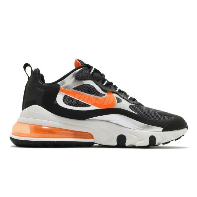 Nike air max 270 react black total orange