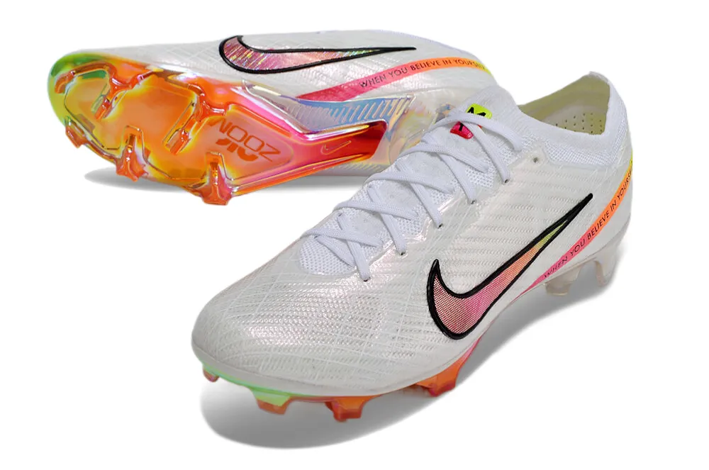 Nike Air Zoom Mercurial Vapor 15 Elite FG Marcus Rashford X Disruption Pack - White/Black/Flash Crimson/Pink