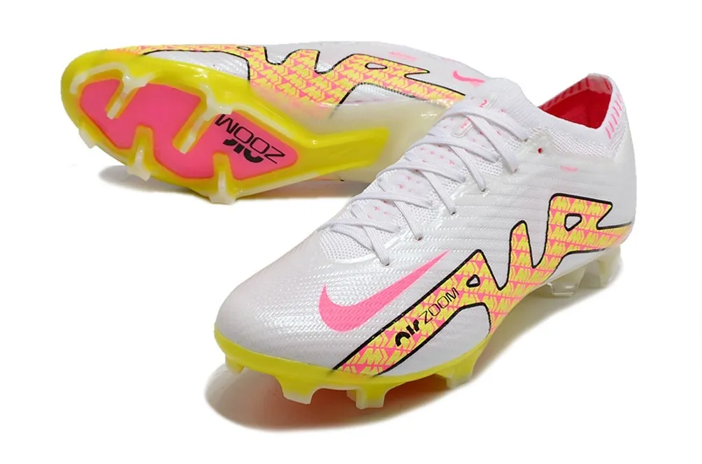 Nike Air Zoom Mercurial Vapor 15 Elite FG - White/Pink/Red