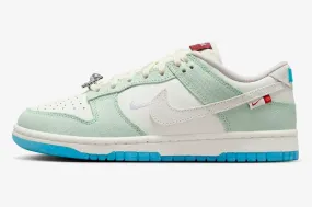 Nike SB Dunk Low Just Do It Dusty Cactus Vapor Green Dragon Red Sail FZ5065-111