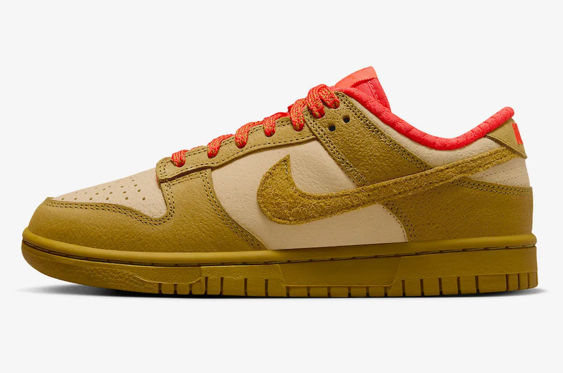 Nike SB Dunk Low Sesame Bronzine Picante Red FQ8897-252