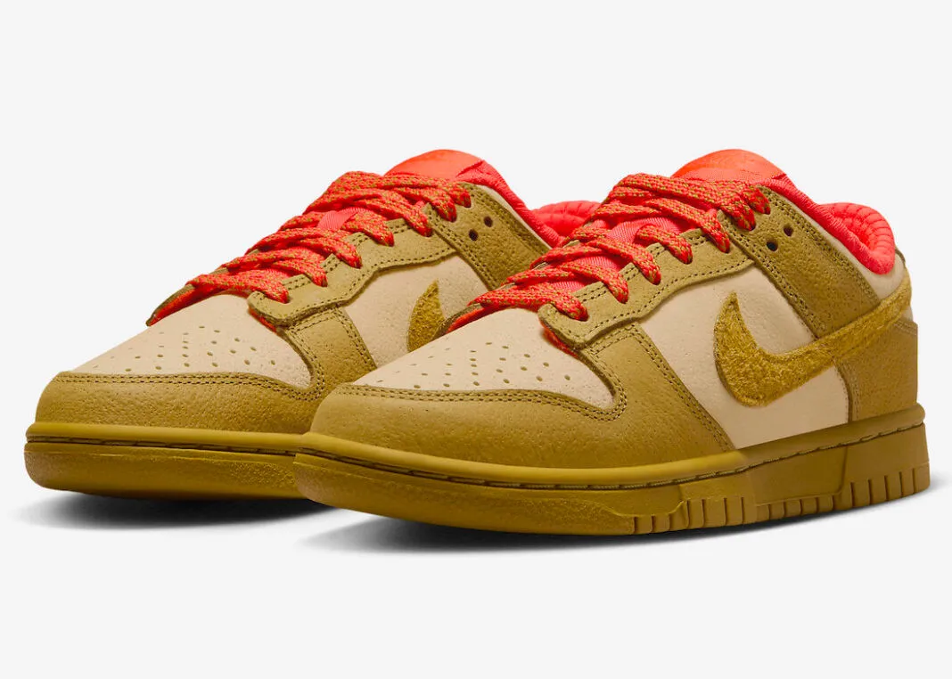 Nike SB Dunk Low Sesame Bronzine Picante Red FQ8897-252