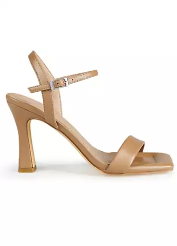 Nude Barely There Heeled Sandals by Kaleidoscope | Look Again