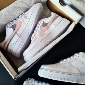 Nude Personalized Nike Air Force 1