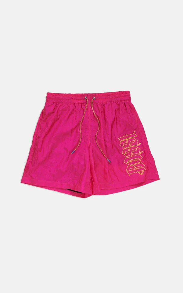 Outline Short - Fuchsia