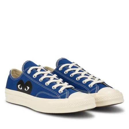 Play Comme des Garons x Converse Black Heart Chuck Taylor All Star '70 Low (Blue)