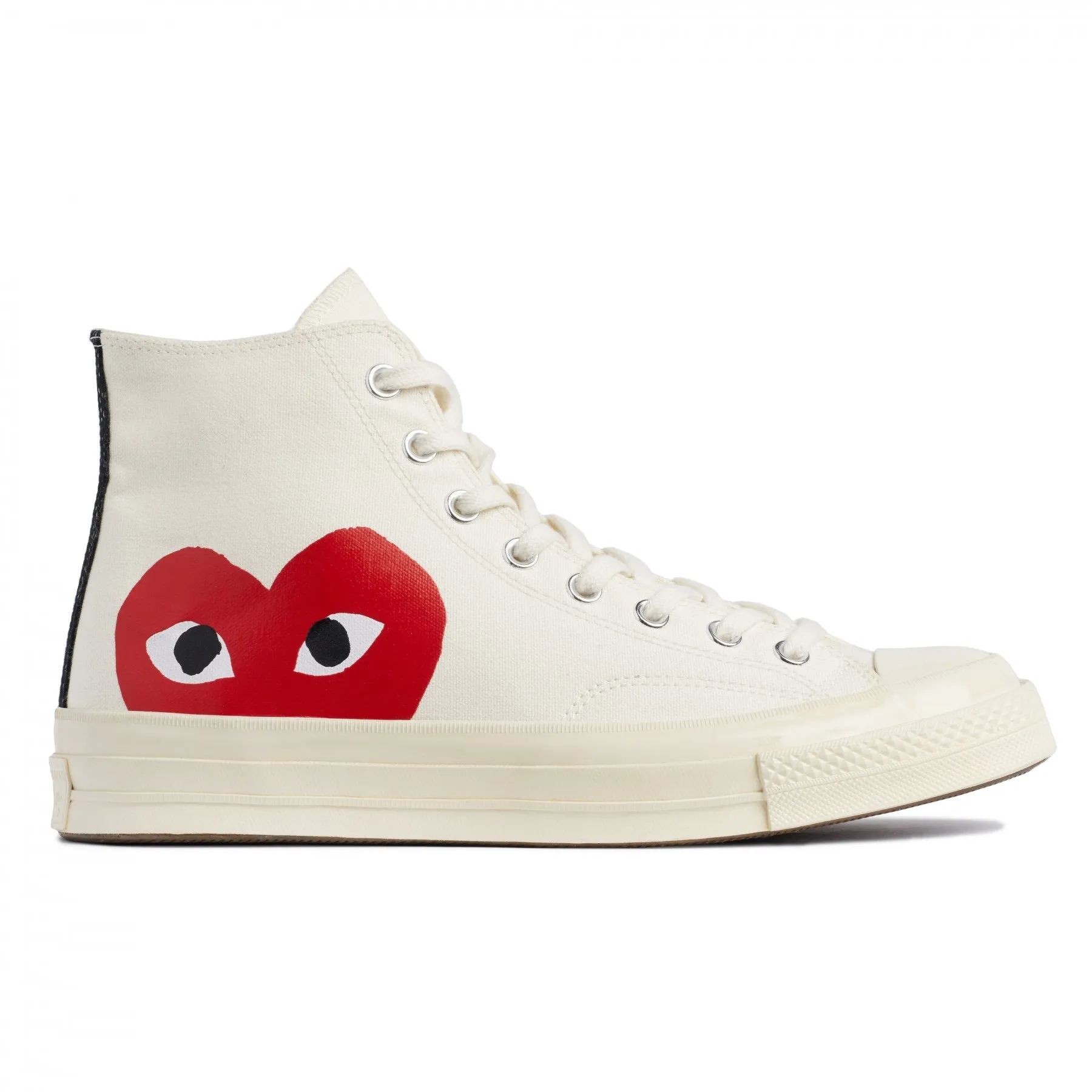 Play Comme des Garons x Converse Red Heart Chuck Taylor All Star '70 High (White)