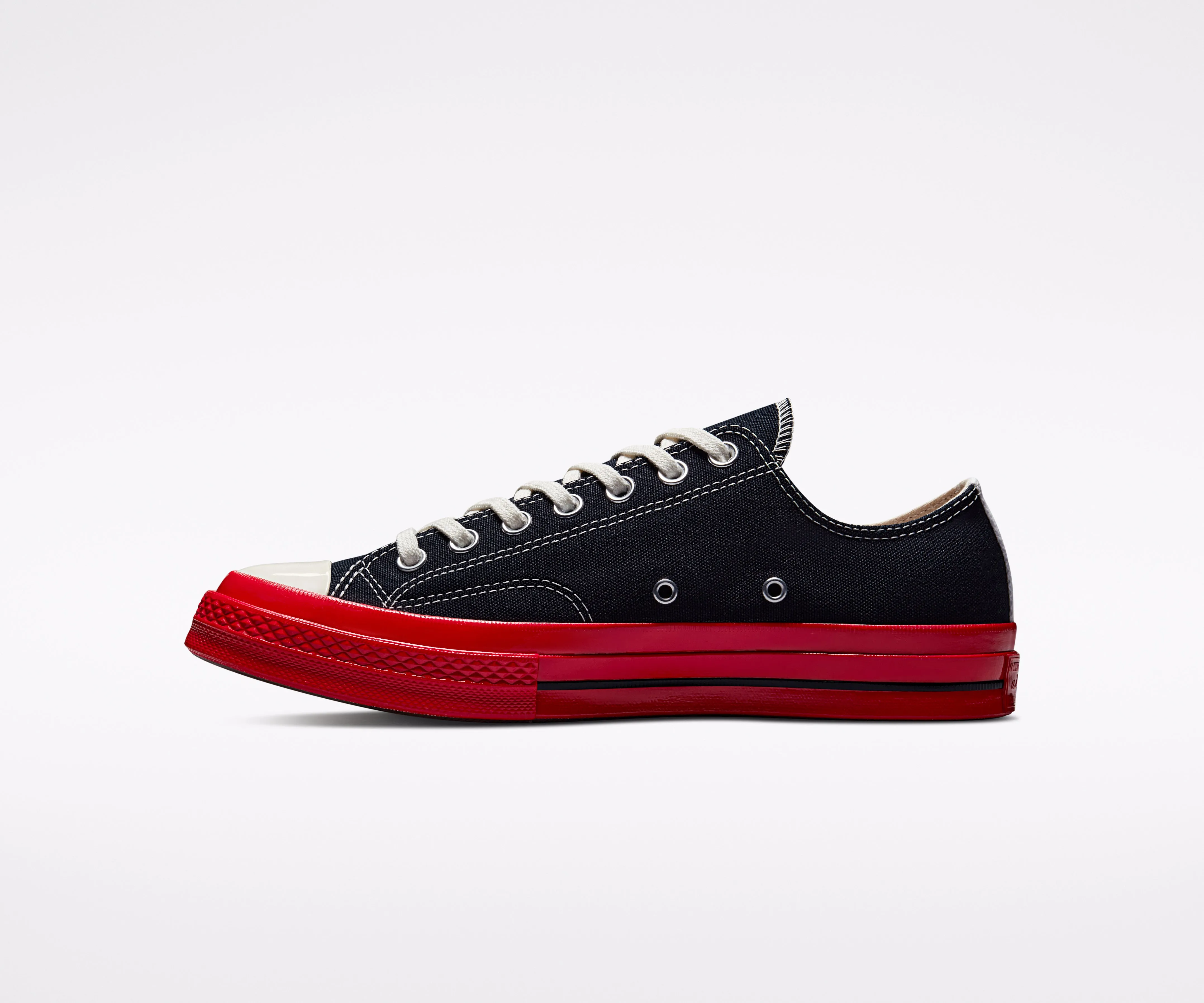 Play Comme des Garons x Converse Red Heart Chuck Taylor All Star '70 Low (Black)