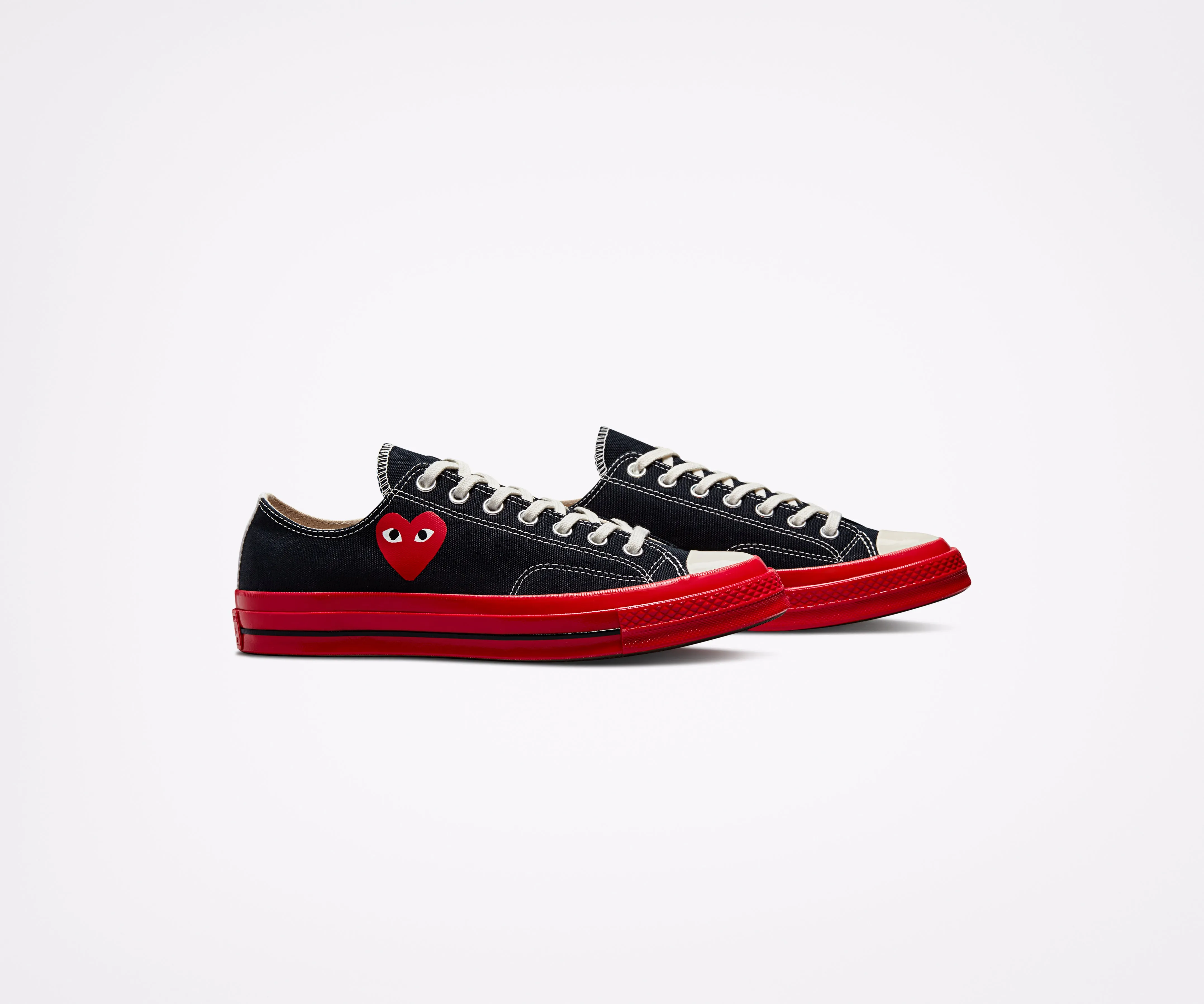 Play Comme des Garons x Converse Red Heart Chuck Taylor All Star '70 Low (Black)