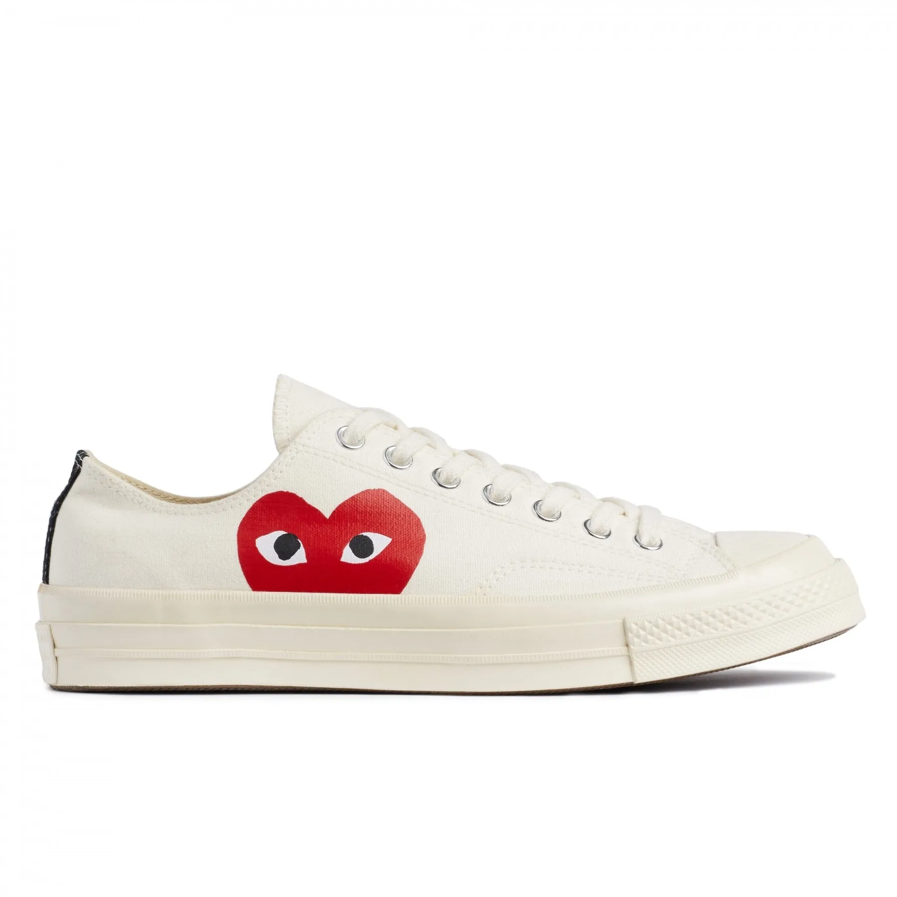 Play Comme des Garons x Converse Red Heart Chuck Taylor All Star '70 Low (White)