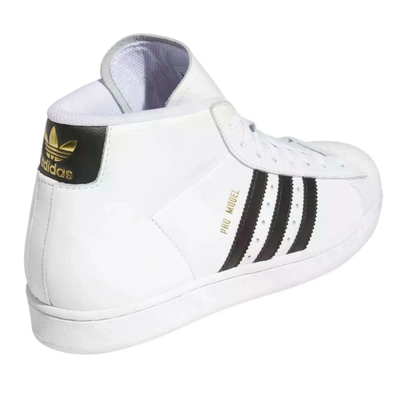 PRO MODEL  ADIDAS SUPERSTAR ADV WHITE BLACK GOLD