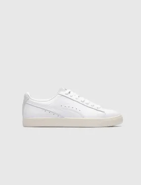 PUMA CLYDE PREMIUM WHITE/FROSTED IVORY   WHITE