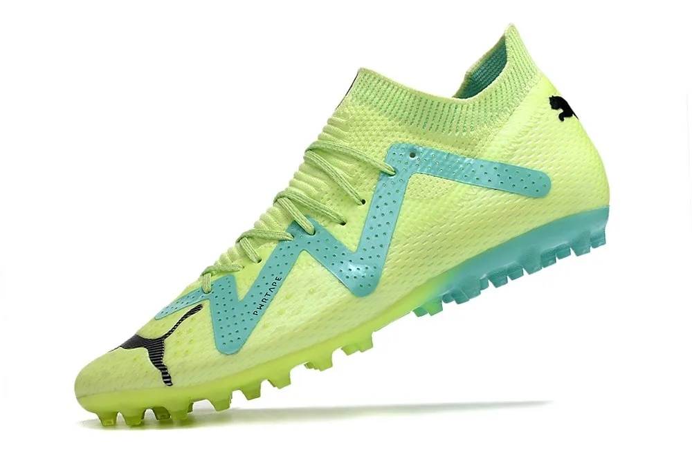 Puma Future Ultimate MG Pursuit - Yellow/Black/Electric Peppermint