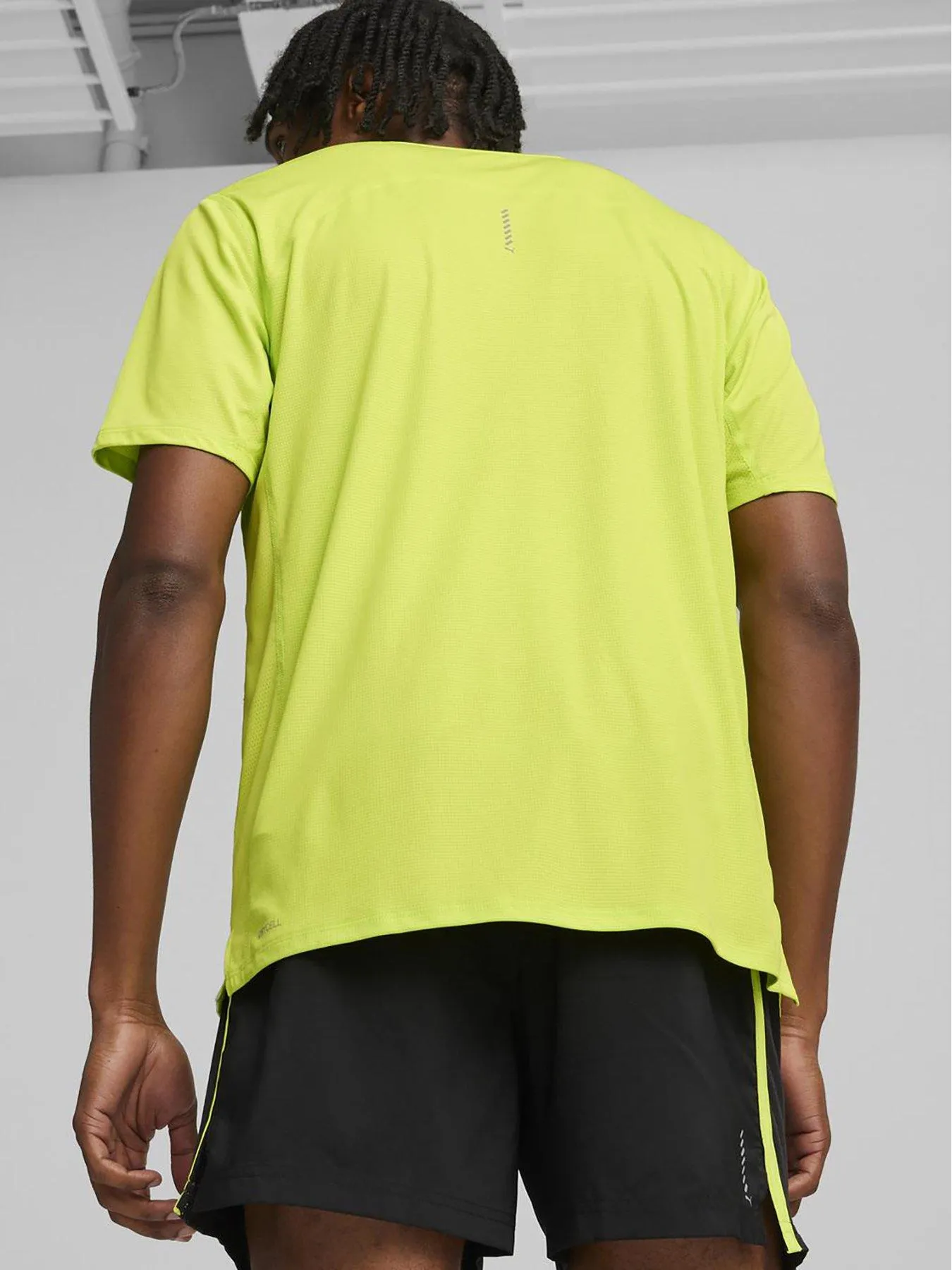 Puma Mens Running Favorites Velocity Tee - Lime