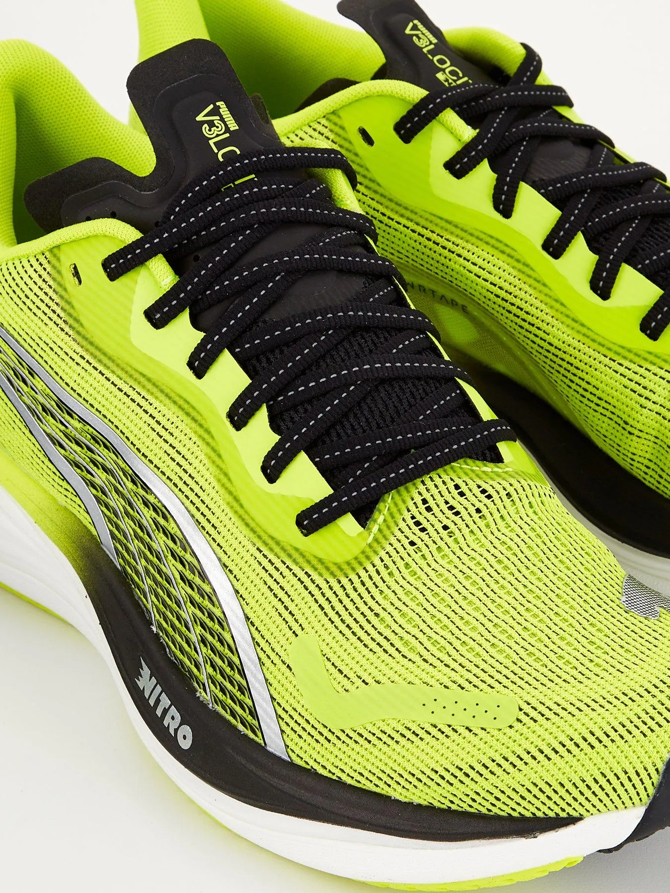 Puma Men's Running Velocity Nitro 3 Psychedelic Rush Trainers - Lime