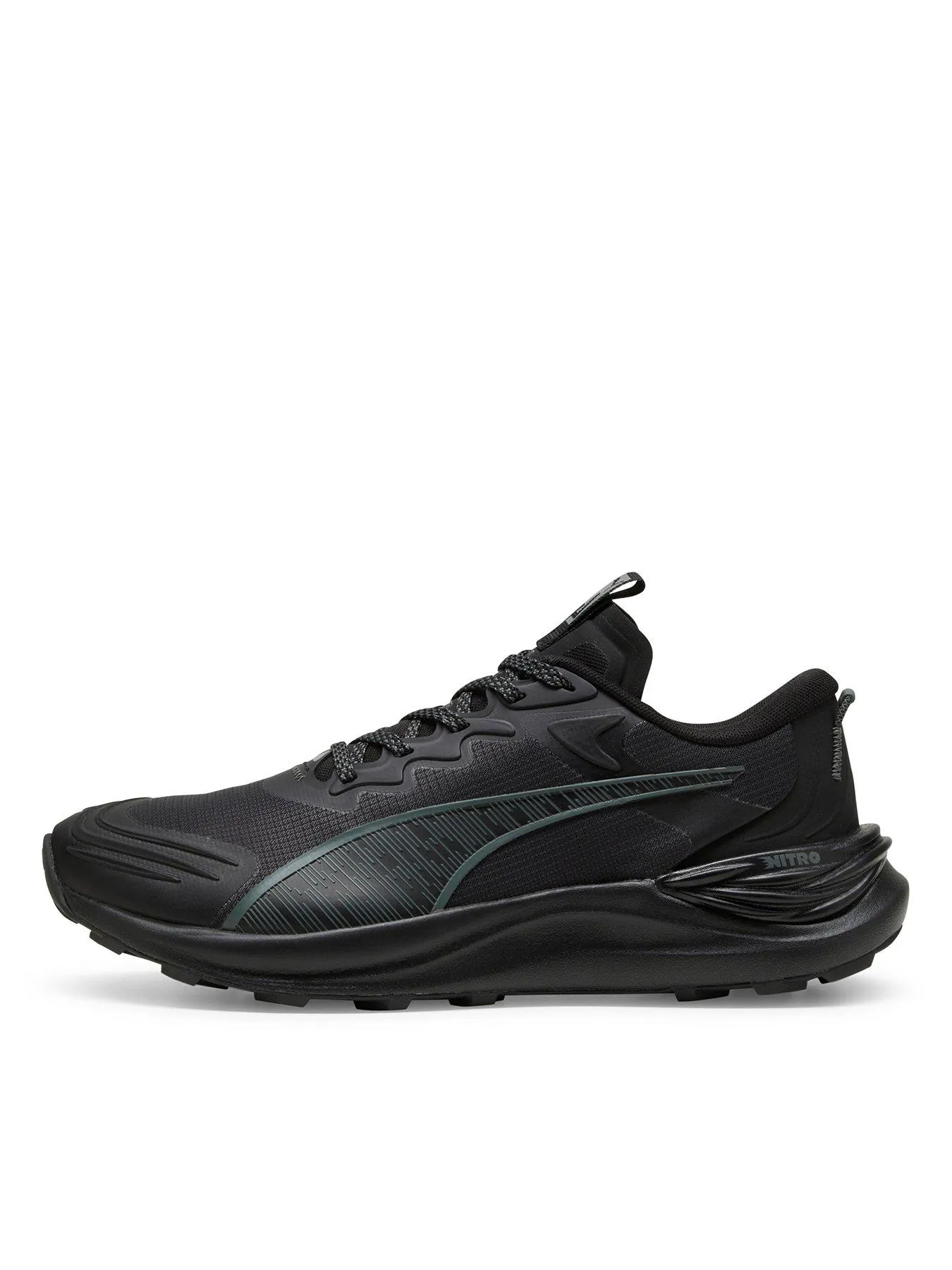 Puma Men's Trail Running Electrify Nitro 3 Trainers - Black/Grey