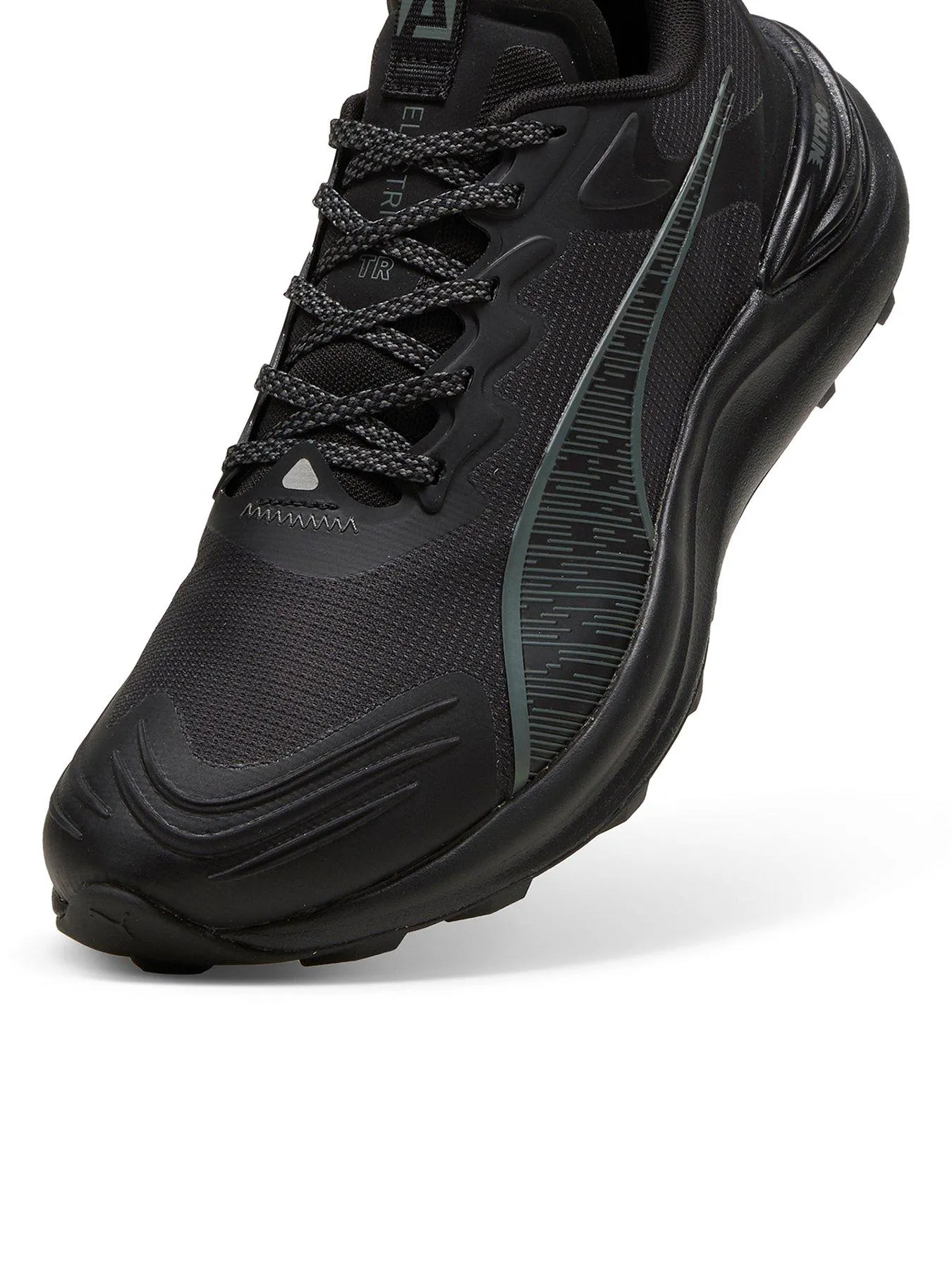 Puma Men's Trail Running Electrify Nitro 3 Trainers - Black/Grey