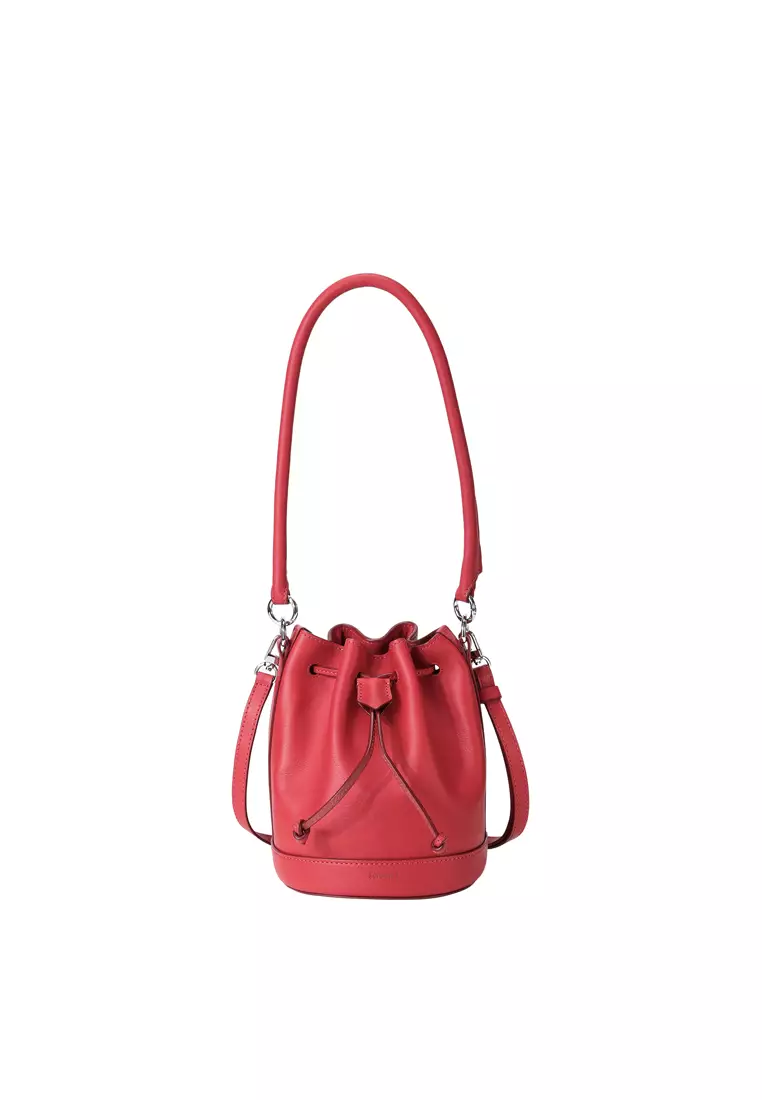 RABEANCO RIE Mini Bucket Bag - Red