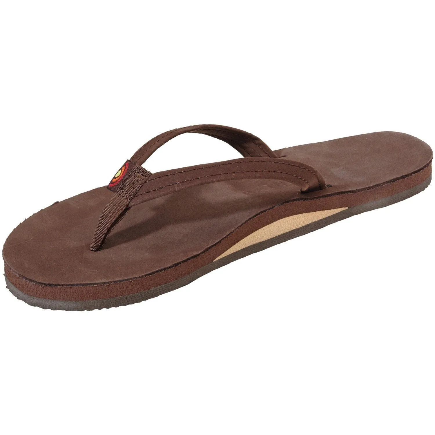 Rainbow Sandals Women's Narrow Strap Expresso Premier Leather Single Layer  301ALTSNEXPRL