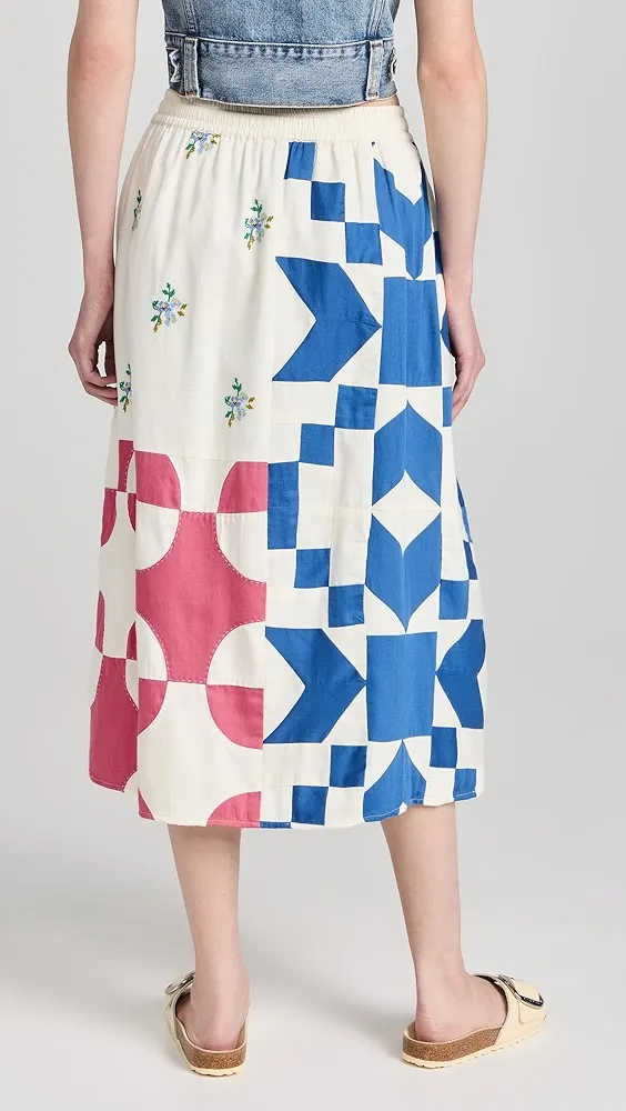 Sea   Tanya Patchwork Skirt 